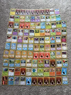 ***HEAVILY PLAYED POKEMON VINTAGE CARD COLLECTION***200+ CARD LOT - Image 2