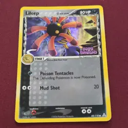 Lileep 68/110 Ex Holon Phantoms Delta Species Reverse Holo Stamped Pokemon HP - Image 1