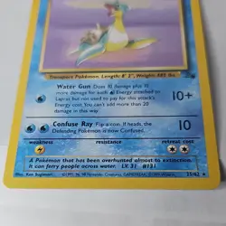 Pokemon TCG Lapras Fossil Rare Regular 25/62 NM Excellent Condition - Image 2
