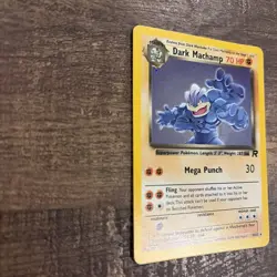 Pokemon Dark Machamp Holo Rare Team Rocket 10/82 Wizards 2000 English Unlimited - Image 2