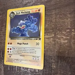 Pokemon Dark Machamp Holo Rare Team Rocket 10/82 Wizards 2000 English Unlimited - Image 3
