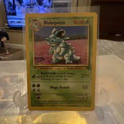 WOTC Pokemon TCG Nidoqueen Jungle 23/64 Non Holo Rare Unlimited 1999 - Image 1