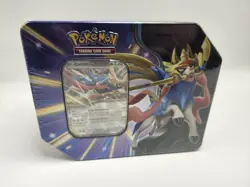 Pokemon TCG Galar Legend Zacian V Tin w/ 5 Packs New Sealed - Image 1