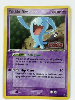 Wobbuffett Reverse Holo Stamped Power Keepers 24/108 Pokemon TCG - Image 3
