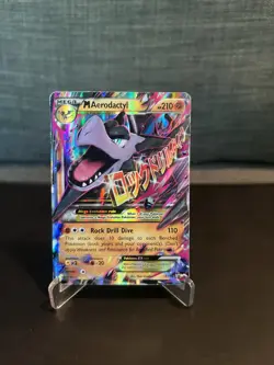 Pokemon TCG M Aerodactyl EX XY98 XY Holo Card HP/DMG Promo - Image 1