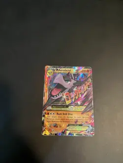 Pokemon TCG M Aerodactyl EX XY98 XY Holo Card HP/DMG Promo - Image 2