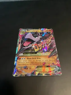 Pokemon TCG M Aerodactyl EX XY98 XY Holo Card HP/DMG Promo - Image 3