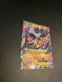 Pokemon TCG M Aerodactyl EX XY98 XY Holo Card HP/DMG Promo - Image 4