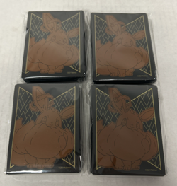 Lot of 4x Pokemon TCG Shining Fates ETB Eevee Deck Sleeves (65 per pack) - Image 1