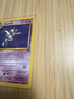 Pokemon TCG Haunter Fossil Set Unlimited Rare Non-Holo Card 21/62 NM - Image 2