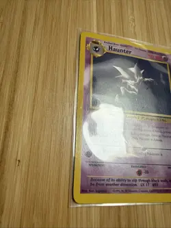 Pokemon TCG Haunter Fossil Set Unlimited Rare Non-Holo Card 21/62 NM - Image 3