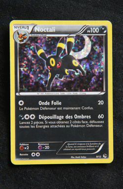 Pokemon "Noctali / Umbreon" 9/12 *Holo* McDonald's 2013 - French - Excellent/LP - Image 1