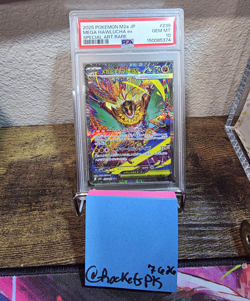 2025 Pokemon M2a Mega Dream Ex Mega Hawlucha EX 239/193 SAR Holo PSA 10 JP - Image 1