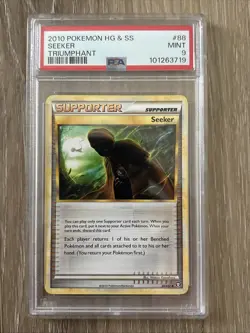 2010 POKEMON HEARTGOLD & SOULSILVER TRIUMPHANT #88 SEEKER PSA 9 - Image 1