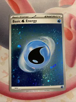 Pokemon TCG - Water Energy SVE 003 Cosmos HD Holo NM For 151 Master Set Swirl! - Image 1