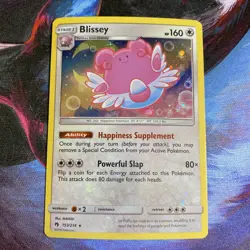 Blissey - 153/214 - Pokemon Lost Thunder Sun & Moon Cosmos Holo NM Holo Bleed - Image 1