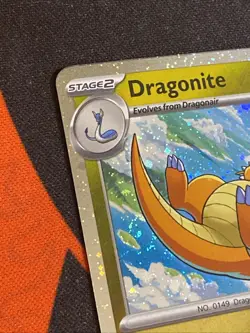 Dragonite 149/165 Cosmos Holo 151 Sam's Club Exclusive Promo Pokemon - SWIRL - Image 3