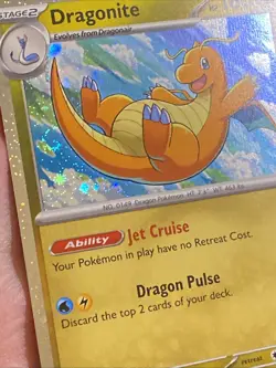 Dragonite 149/165 Cosmos Holo 151 Sam's Club Exclusive Promo Pokemon - SWIRL - Image 5