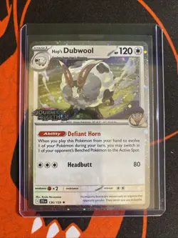 Pokemon Hop's Dubwool (Best Buy Exclusive) Holo Rare Cards & Products 136/159 NM - Image 3