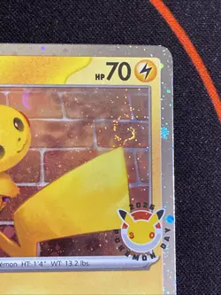Pikachu 051/162 🌀Swirl🌀 2026 Pokemon Day Stamped | |Temporal Forces | NM - Image 2