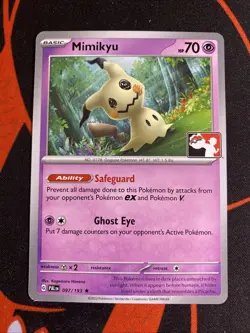 Mimikyu 097/193 Prize Pack Series 4 Play Pokemon Stamped Non-Holo LP - Image 1