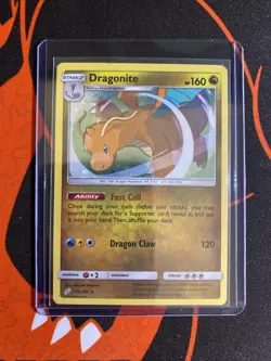 Pokemon Dragonite 119/181 Cosmos Rare Sun & Moon Team Up Holo NM ENGLISH - Image 5