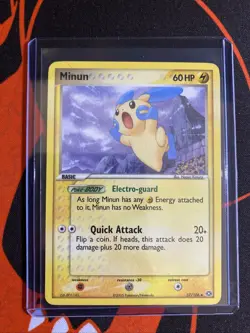 Minun 37/106 Uncommon Emerald Pokemon Lightly Played - Image 3