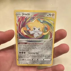 The Pokemon Company Jirachi 119/185 Vivid Voltage Amazing Rare Holo 2020 70HP - Image 1
