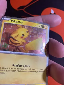 Pikachu 051/162 2026 Pokemon Day Stamped Promo Double Swirl Holo Bleed Swirl 💫 - Image 3