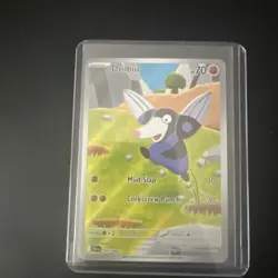 Pokemon Card TCG Drilbur Black Bolt IR Full Art Holo 124/086 + Random Holo - Image 1