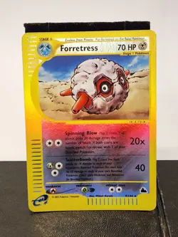 Forretress 9/144 Skyridge Reverse Holo Rare 70 HP English Pokemon Tcg Vtg Play C - Image 1