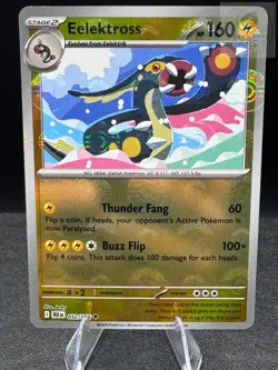 Eelektross (Poke Ball Pattern) 032/086 Holo UC Black Bolt Pokemon Holo NM/M - Image 2