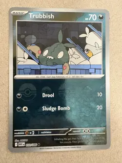 Pokemon - White Flare - Trubbish (Poke Ball Pattern) 059/086 - Holo NM - Image 1