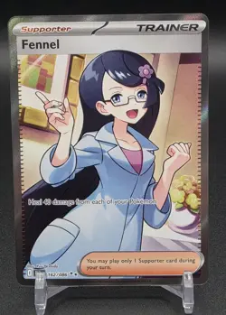 Fennel 162/086 Holo Ultra Rare Black Bolt Pokemon Near Mint - Image 1