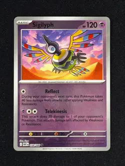 Pokemon Sigilyph (Poke Ball Pattern) 038/086 Sv: White Flare Holo (NM) - Image 1