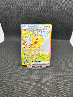 Pokemon Pikachu ex 238/191 Sv08: Surging Sparks Holo Special Illustration Rare - Image 1