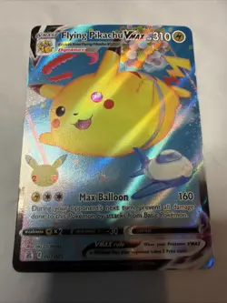 Flying Pikachu VMAX 007/025 Celebrations Full Art Holo Pokemon Card NM - Image 1