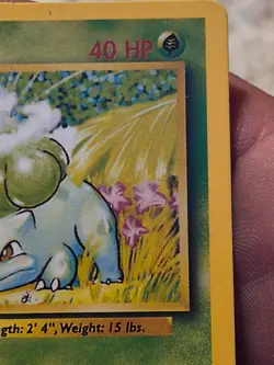 Pokemon TCG Bulbasaur 1995 44/102 1st Edition Shadowless - Image 4