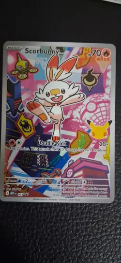 Pokemon TCG Scorbunny 053 SV Scarlet & Violet Promo 53 Holo First Partners NM - Image 1