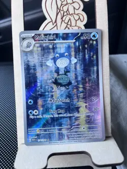 Poliwhirl 176/165 Illustration Rare SV: Scarlet & Violet 151 NM Pokemon TCG - Image 1