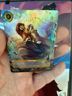 Disney Lorcana Circle of Life Enchanted Fabled 225/204 Enchanted - Image 1