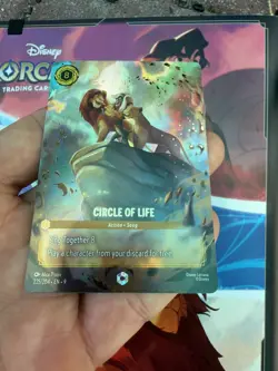 Disney Lorcana Circle of Life Enchanted Fabled 225/204 Enchanted - Image 2