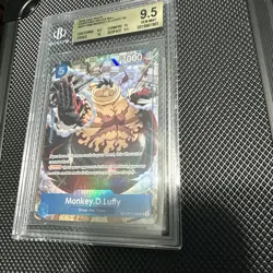 Monkey.D.Luffy - OP11-058 (TR) OP11-058 Carrying On His Will Foil BGS 9.5 - Image 1