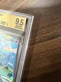 BGS 9.5 Bubble Mew EX Paldean Fates SIR 232/091 Pokemon Card Beckett Graded - Image 3