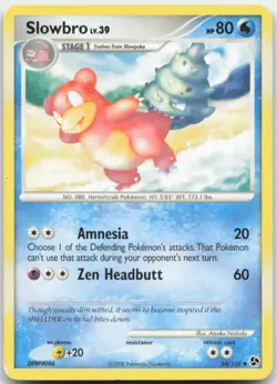 Slowbro 54/106 Great Encounters Pokemon Card LP - Image 1