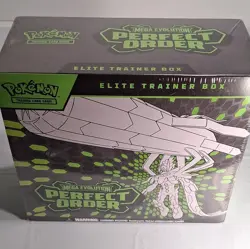 Pokemon TCG Mega Evolution Perfect Order Elite Trainer Box 100 Cards 2026 - Image 1