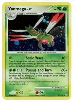Yanmega Holo 17/146 Legends Awakened Pokemon Card - Image 1