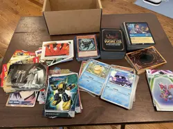 Random Card Lot Full Box Lorcana, Collectible, Yugioh Pokemon Mixed Card Games - Image 1