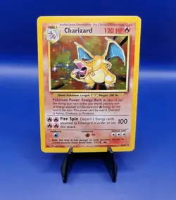 Charizard 4/102 Base Set Holo Rare Pokemon Card 1999 WOTC TCG Vintage Pokemon - Image 1