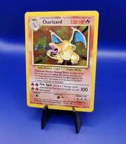 Charizard 4/102 Base Set Holo Rare Pokemon Card 1999 WOTC TCG Vintage Pokemon - Image 2